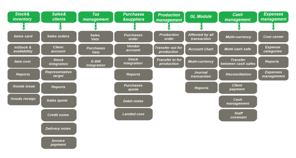 ePayli Modules new shape-E features ePayli provides smart online accounting management